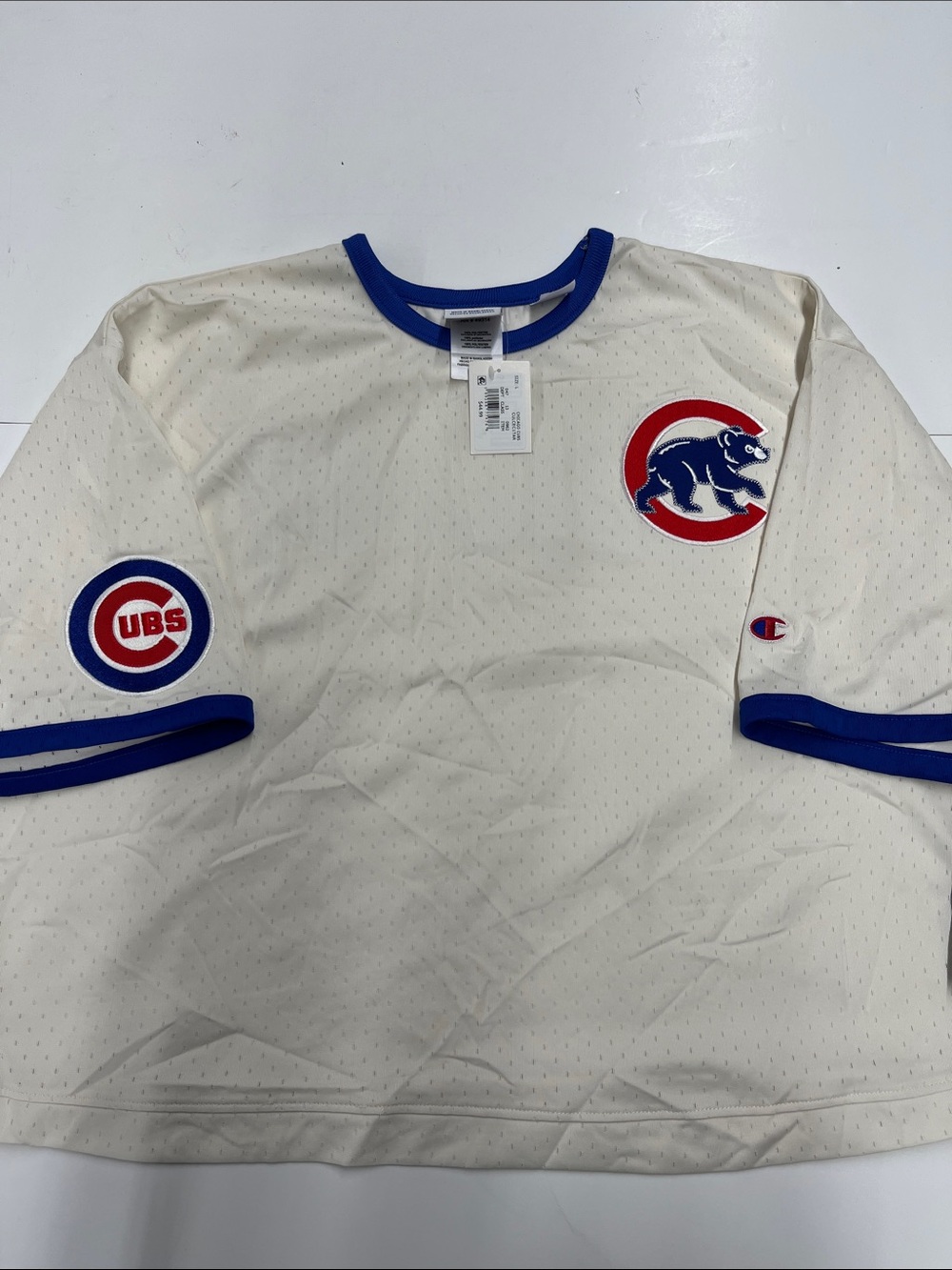 NEW Champion MLB Officially Licensed Chicago Cubs Cropped Jersey